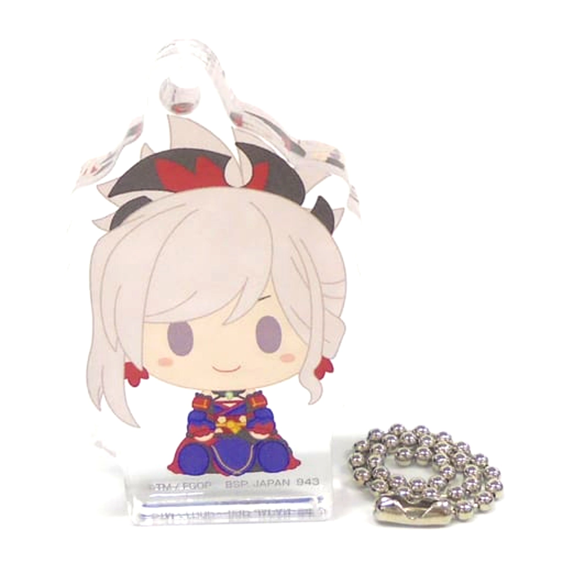 Saber/Musashi Miyamoto Fate/Grand Order Ichiban Kuji Cosmos in the Lostbelt Acritz Keychain Chokonokko Prize H [USED]