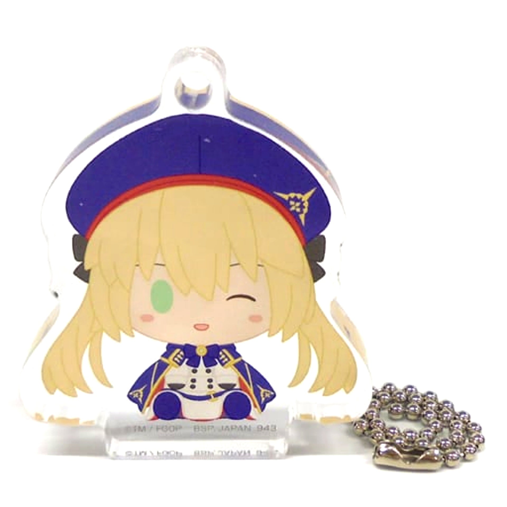 Caster Artoria Caster Fate/Grand Order Ichiban Kuji Cosmos in the Lostbelt Acritz Keychain Chokonokko Prize H [USED]
