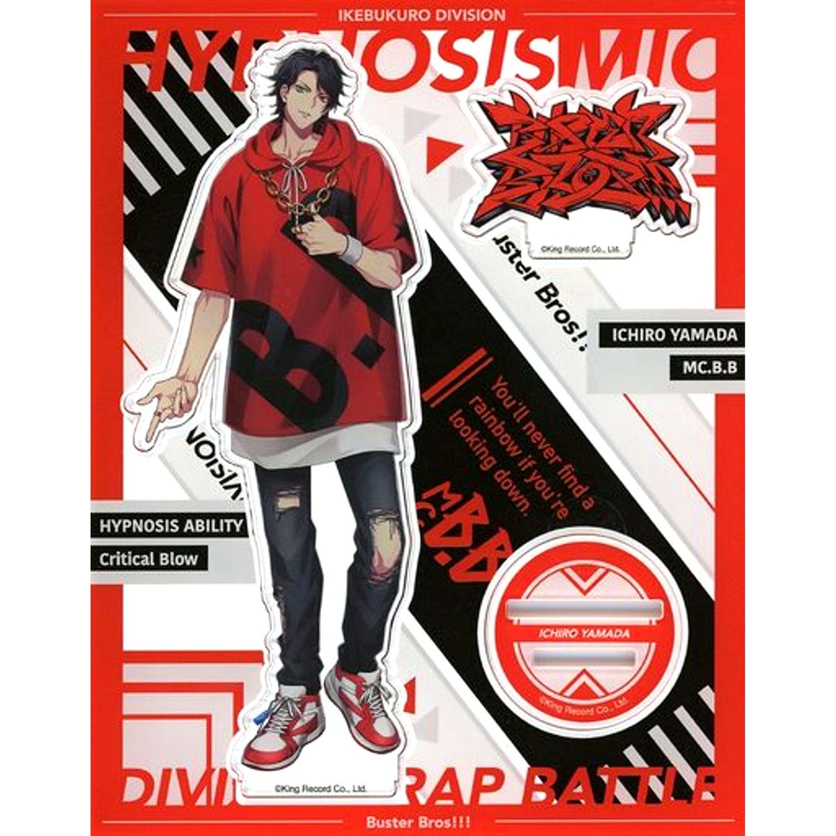 Ichiro Yamada Hypnosis Mic: Division Rap Battle Official Acrylic Stand Extra Wardrobe 03 [USED]