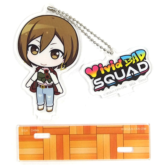 Hatsune Miku: Colorful Stage! Meiko Street SEKAI Acrylic Keychain with Stand Vivid Bad Squad Acrylic Item [USED]