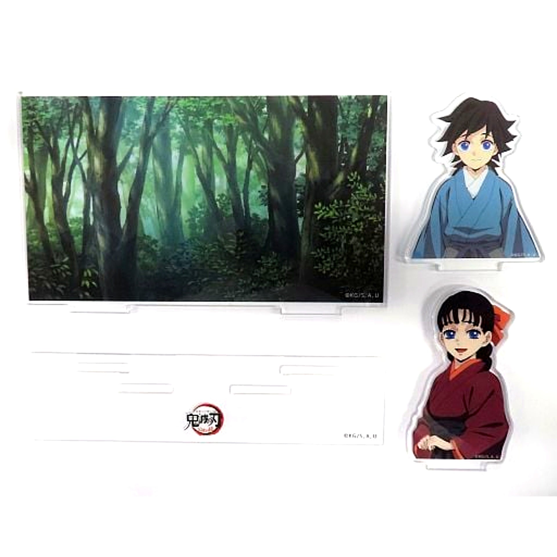 Sibling's Bond / Asakusa Arc Young Tomioka and Older Sister Acrylic Stand Demon Slayer: Kimetsu no Yaiba x ufotable Cafe Tanjiro Kamado Unwavering Resolve Arc Special Edition Broadcast Commemoration Collaboration Cafe [USED]