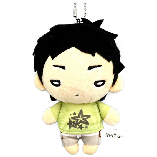 Keiji Akaashi Haikyu!! TO THE TOP Nitotan Beach Volleyball Plush Toy with Ball Chain Mascot [USED]
