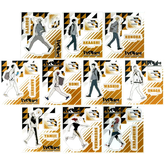 Set of 10 Haikyu!! Acrylic Figure Collection 5th Wave [USED]