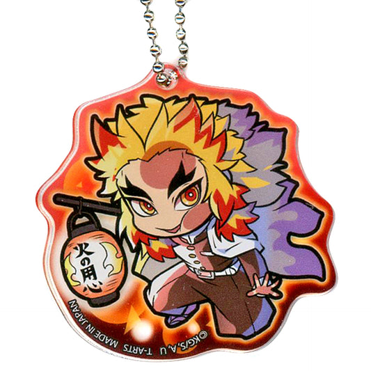 Kyojuro Rengoku Demon Slayer Pita Deforme Night Patrol Acrylic Keychain [USED]