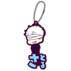 Satoru Gojo Jujutsu Kaisen 0 The Movie Onamae Pitanko Rubber Mascot [USED]