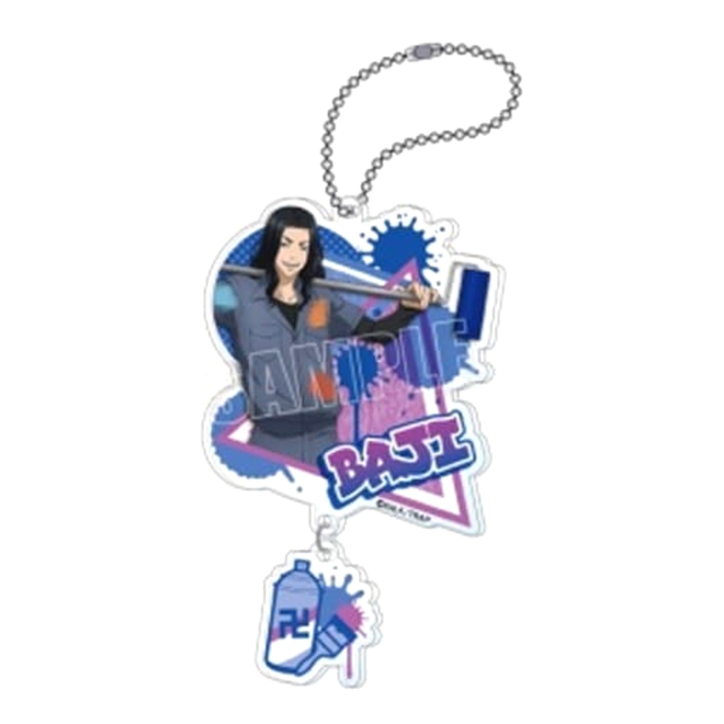 Tokyo Revengers Keisuke Baji Acrylic Charm with Trading Motif Tsunagi Ver. Charm [USED]