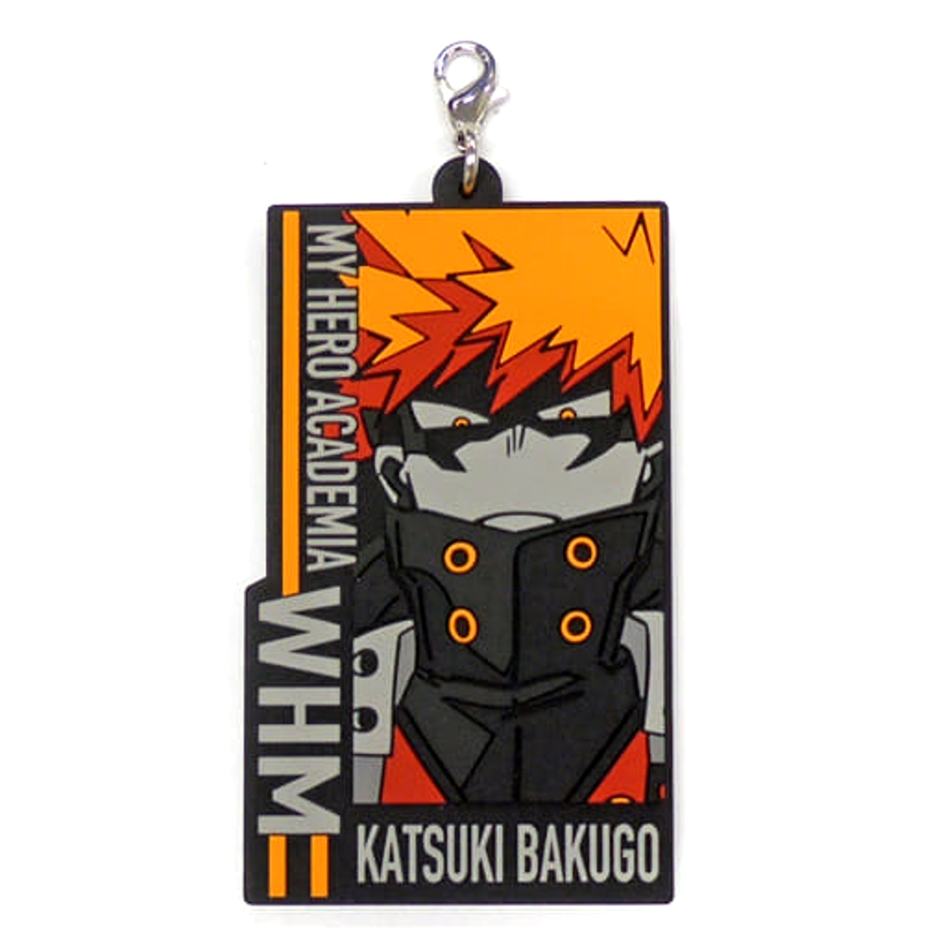 My Hero Academia THE MOVIE WORLD HEROES'MISSION Katsuki Bakugo Square Type Ichiban Kuji Rubber Charm Prize G Charm [USED]