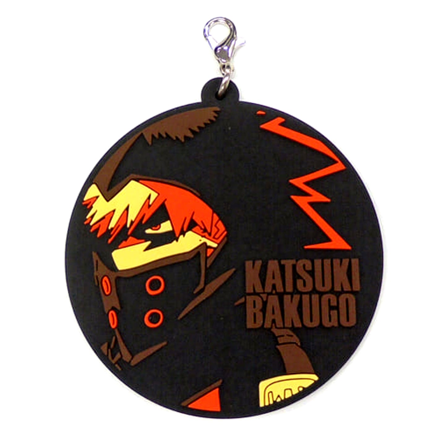 Katsuki Bakugo Round Shape My Hero Academia THE MOVIE WORLD HEROES'MISSION Ichiban Kuji Rubber Charm Prize G [USED]