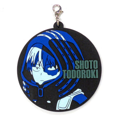 My Hero Academia THE MOVIE WORLD HEROES'MISSION Shoto Todoroki Round Shape Ichiban Kuji Rubber Charm Prize G Charm [USED]