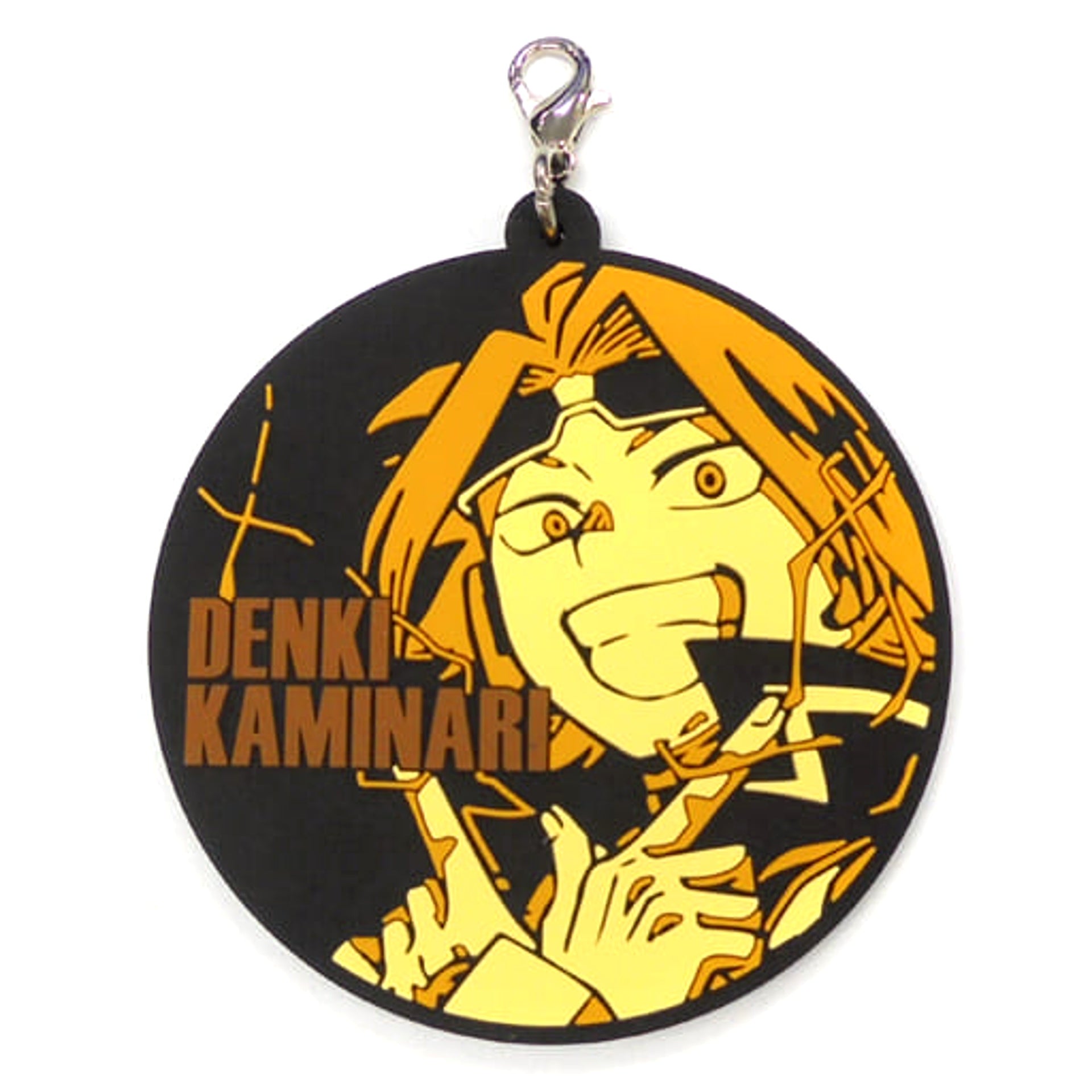 My Hero Academia THE MOVIE WORLD HEROES'MISSION Denki Kaminari Ichiban Kuji Rubber Charm Prize G Charm [USED]