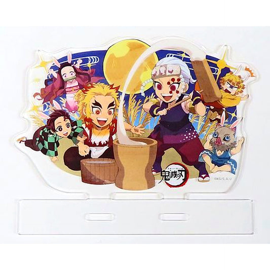 Group Acrylic Stand Demon Slayer: Kimetsu no Yaiba x ufotable Cafe / Machi Asobi CAFE Moon Viewing Event 2021 [USED]