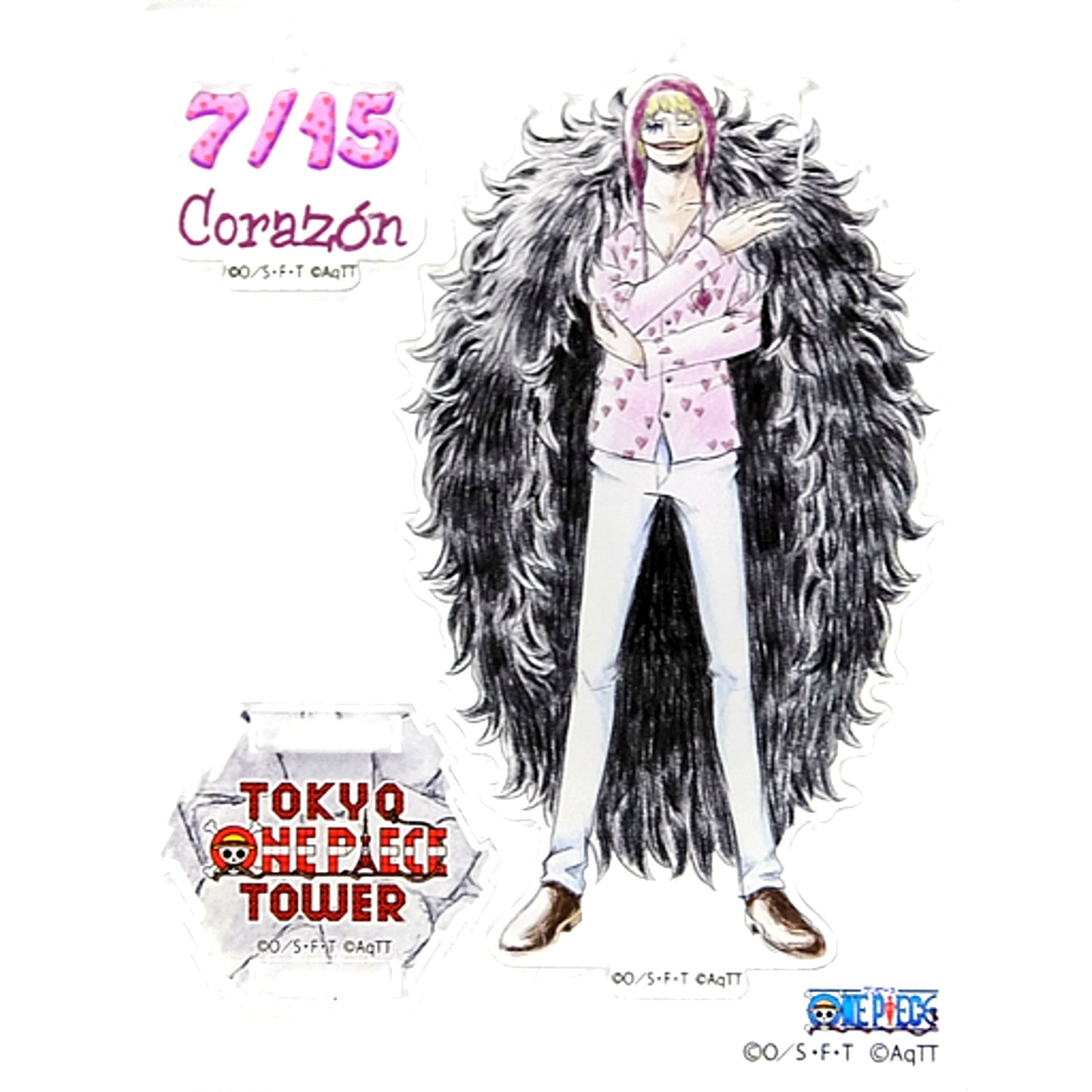 Corazon One Piece Birthday Acrylic Stand Charm 2019 Mugiwara Store Limited [USED]