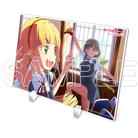 Keke Tang & Sumire Heanna Ver. Two of Us! Special times Love Live! Superstar!! Big Acrylic Stand [USED]