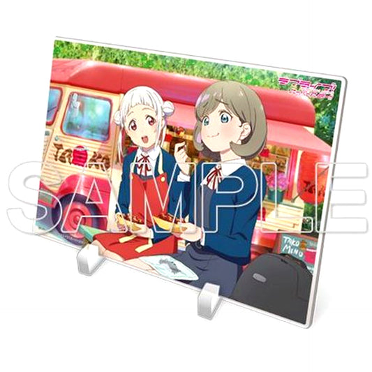 Keke Tang & Chisato Arashi Ver. Two of Us! Special times Love Live! Superstar!! Big Acrylic Stand [USED]