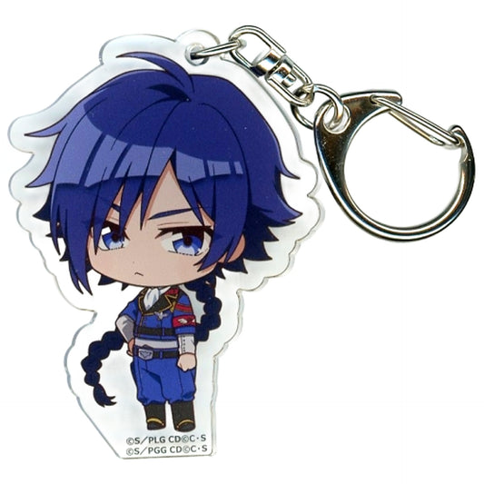 Code Geass: Genesic Re;Code Akito Hyuuga Illustrated Chibi Acrylic Keychain Release Commemorative Pop Up Shop in Sofmap Limited Keychains [USED]
