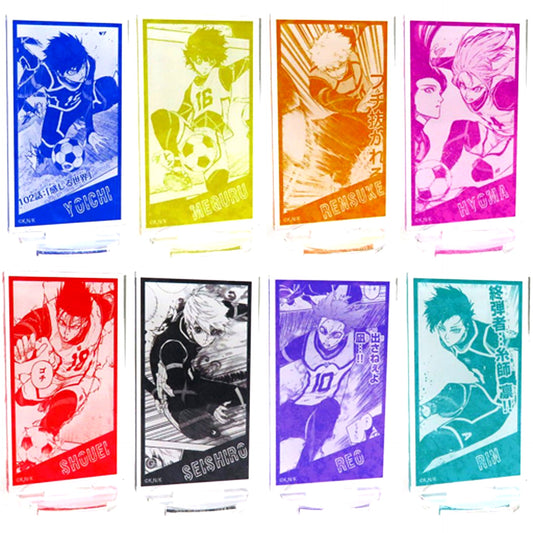 Set of 8 Blue Lock Acrylic Petit Stand 01 [USED]