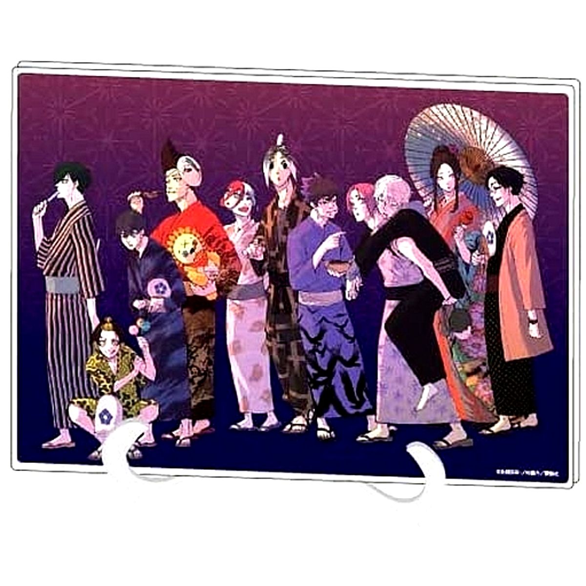 01. Summer Festival Design Acrylic Item A5 Size Blue Lock [USED]
