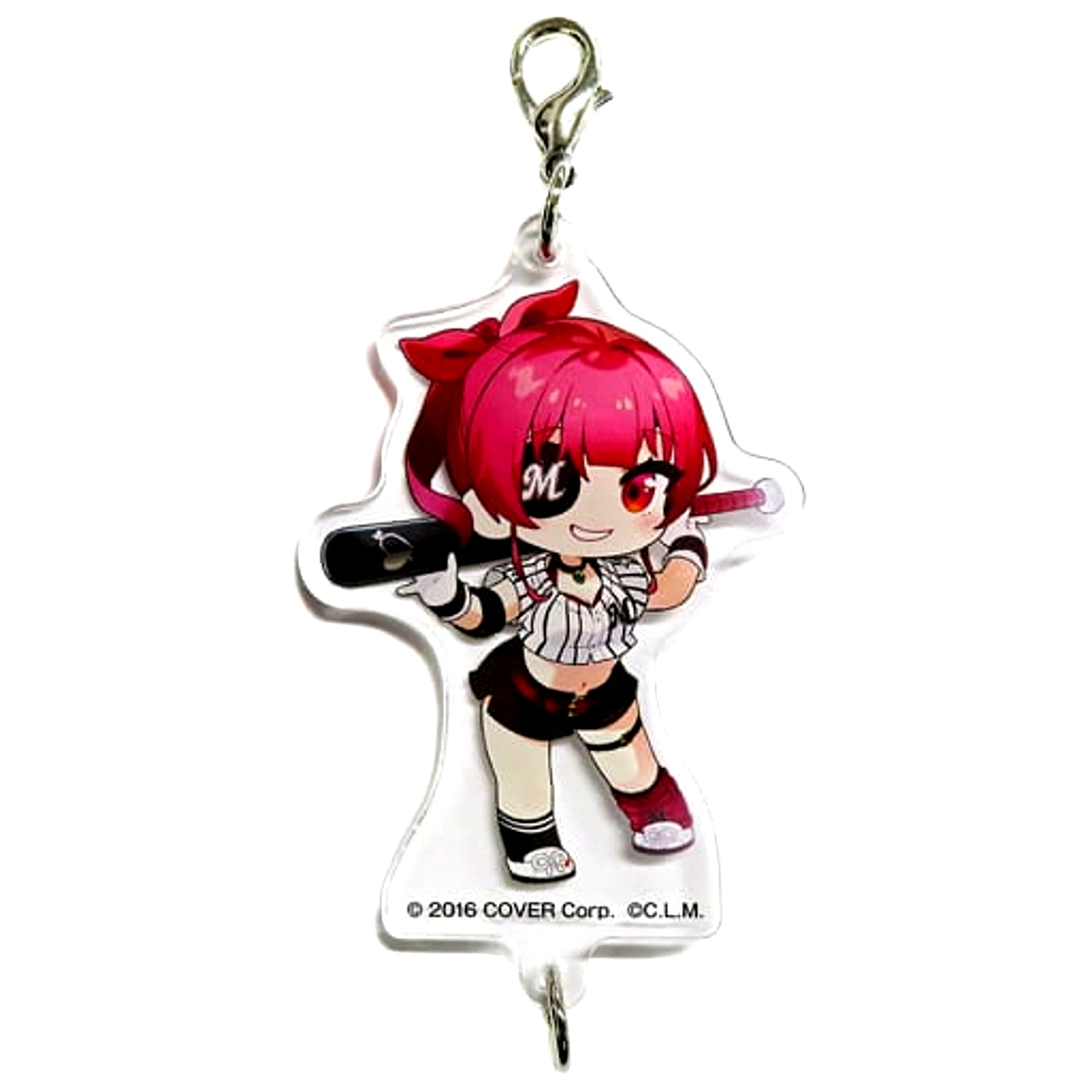 hololive Houshou Marine Chiba Lotte Marines Connectable Acrylic Keychain hololive x Pacific League 6 Teams [USED]