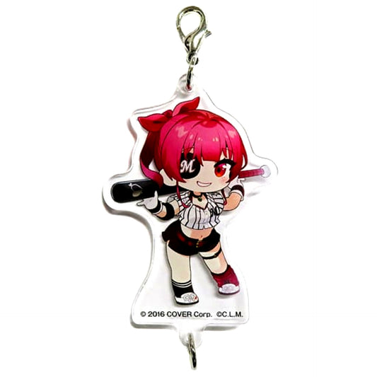 hololive Houshou Marine Chiba Lotte Marines Connectable Acrylic Keychain hololive x Pacific League 6 Teams [USED]