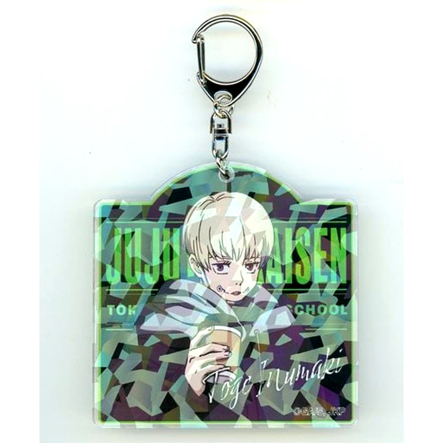 Toge Inumaki Jujutsu Kaisen Hologram Acrylic Keychain Window Shopping Ver. Marui Branch [USED]