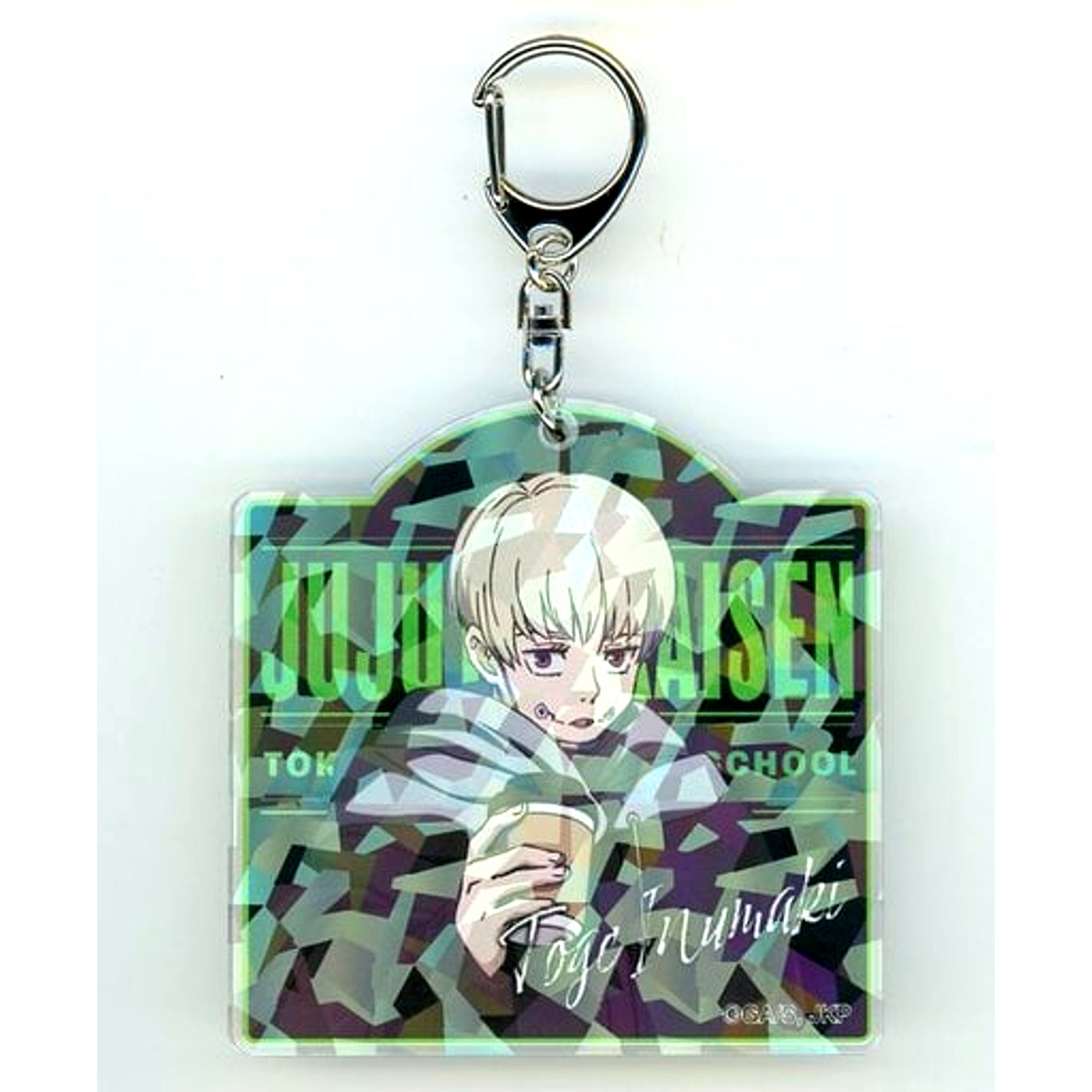 Toge Inumaki Jujutsu Kaisen Hologram Acrylic Keychain Window Shopping Ver. Marui Branch [USED]