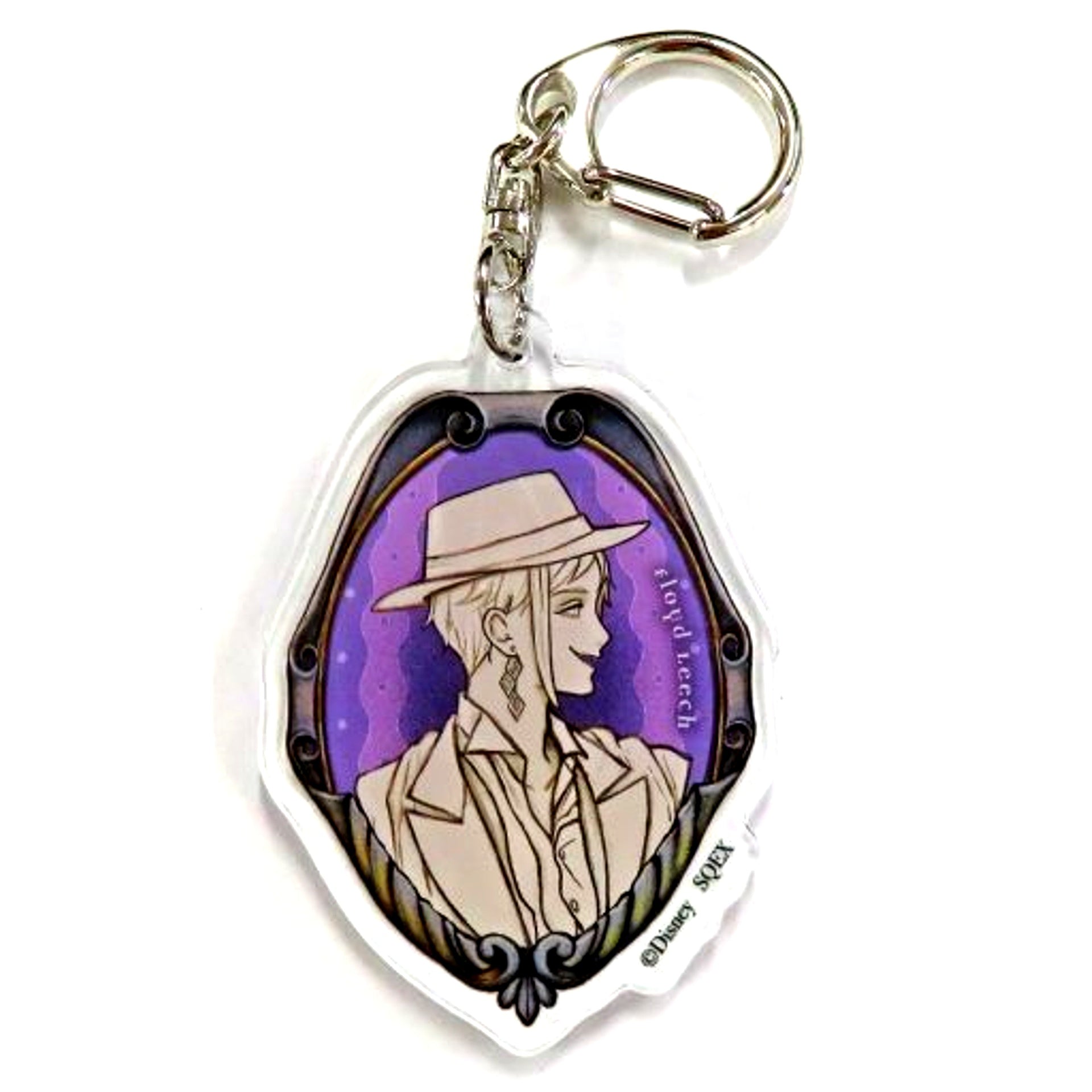 Floyd Leech Disney Twisted Wonderland Trading Acrylic Keychain A Roman [USED]