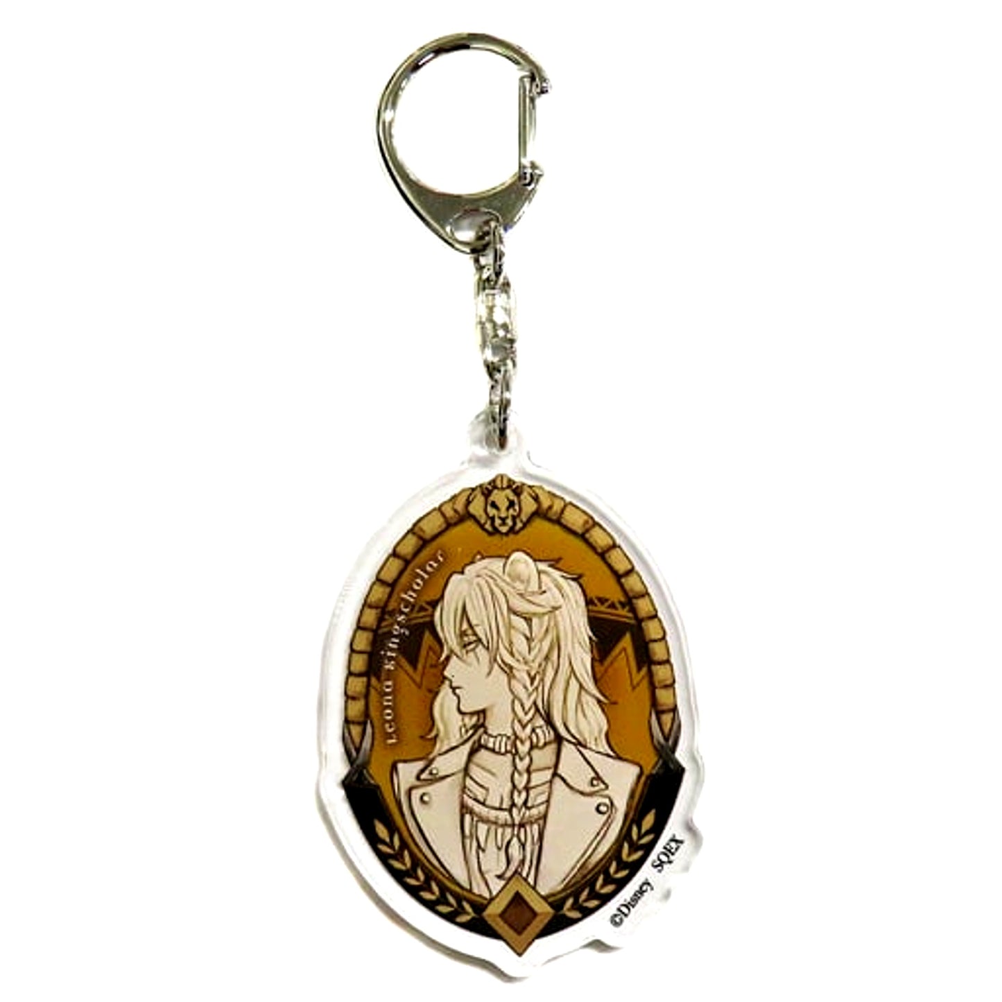 Leona Kingscholar Disney Twisted Wonderland Trading Acrylic Keychain B Roman [USED]
