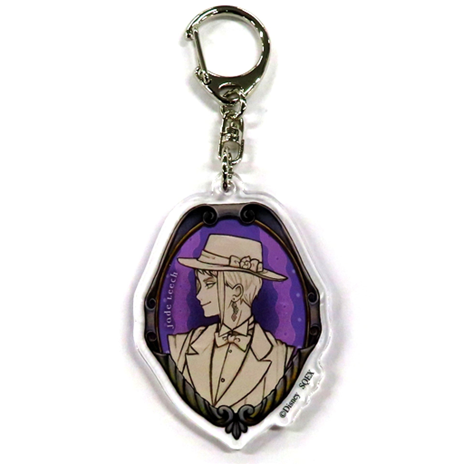 Jade Leech Disney Twisted Wonderland Trading Acrylic Keychain B Roman [USED]