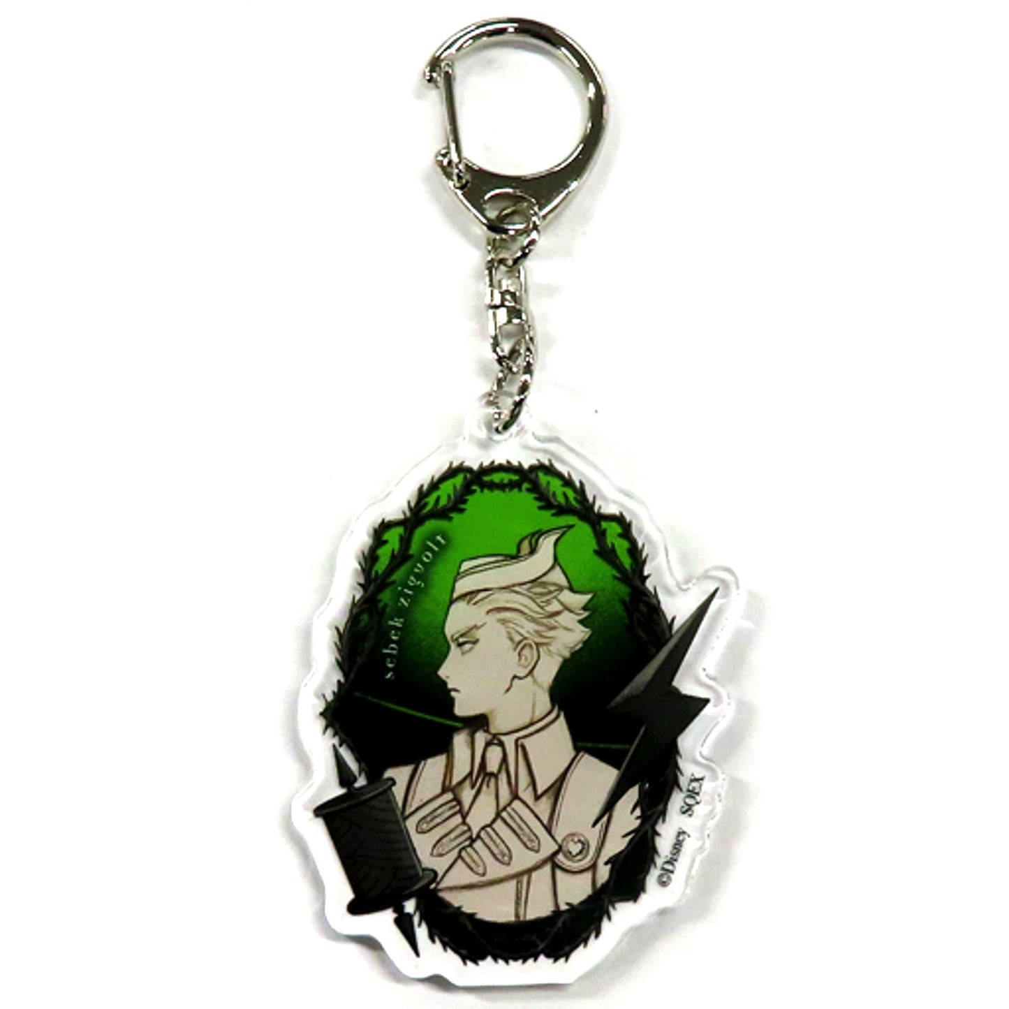 Sebek Zigvolt Disney Twisted Wonderland Trading Acrylic Keychain B Roman [USED]
