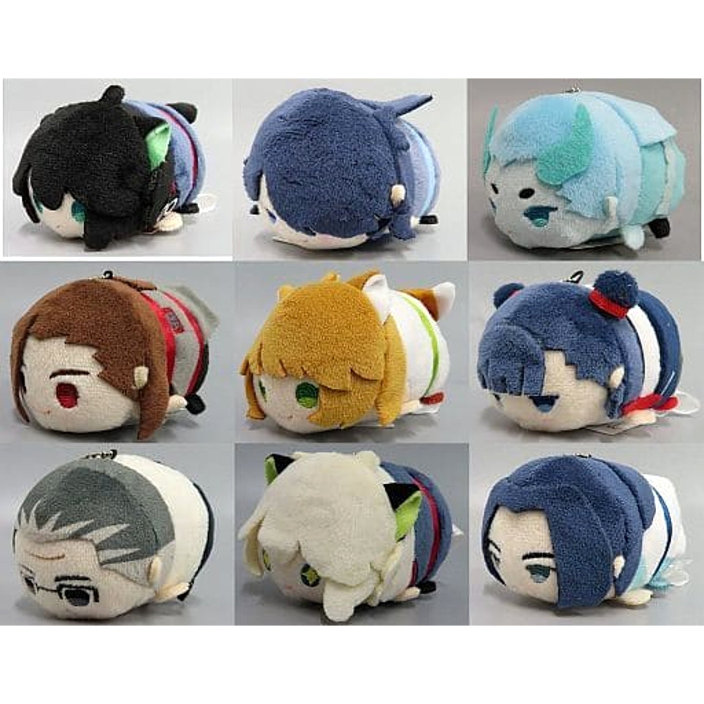 THE LEGEND OF HEI Xiao Hei & Others Mochimochi Mascot All 9 Types Set Keychains [USED]