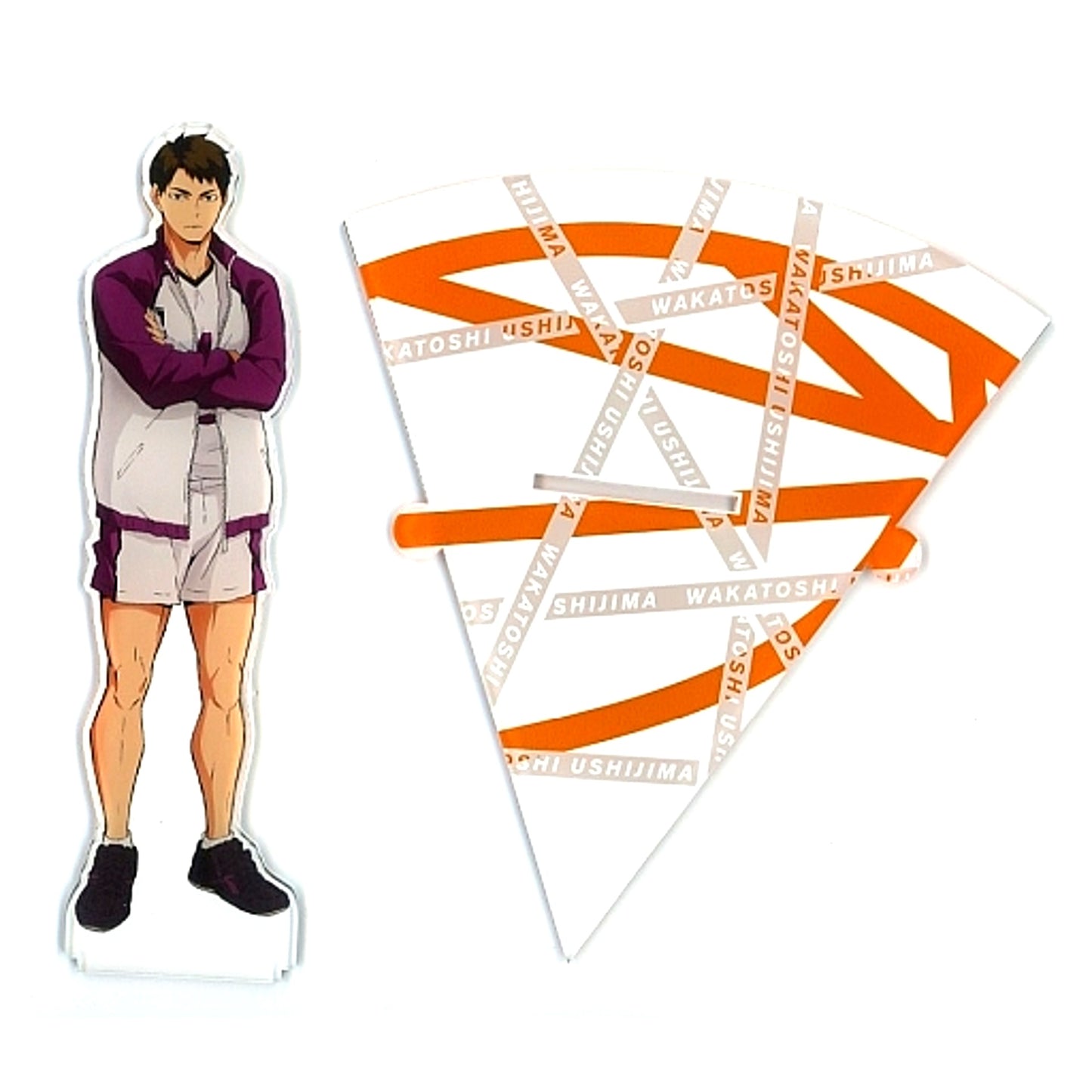 Wakatoshi Ushijima Acrylic Figure Haikyu!! x R4G [USED]