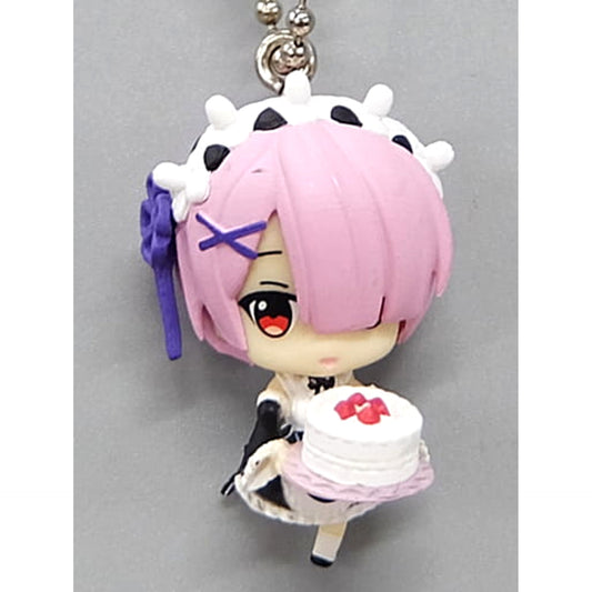 Re:ZERO -Starting Life in Another World- Ram Cake Ram to Rem ga Ippai Capsule Collection Figures Keychains [USED]
