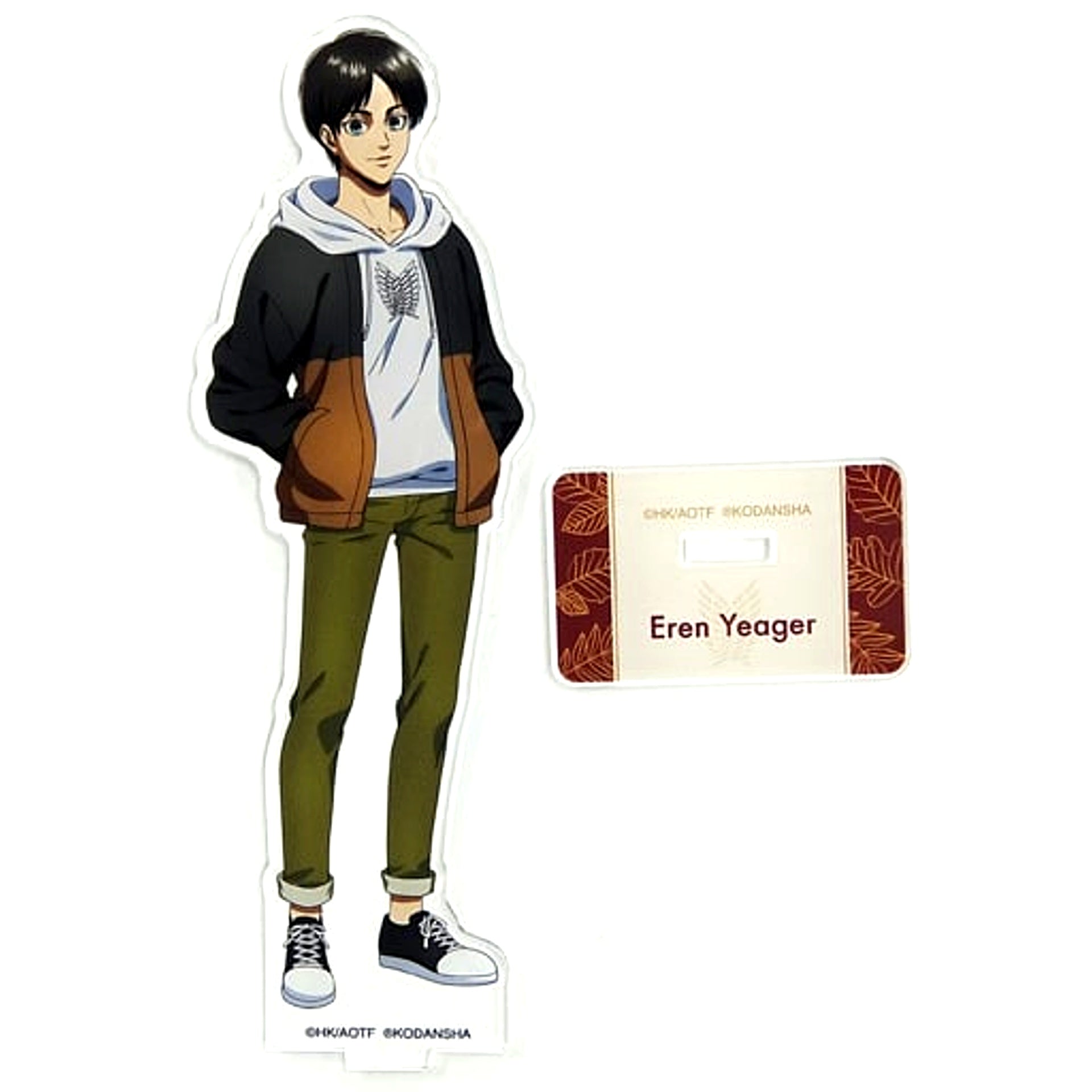 Eren Yeager Attack on Titan BIG Acrylic Stand Drawn Illustration Similar Look ver [USED]