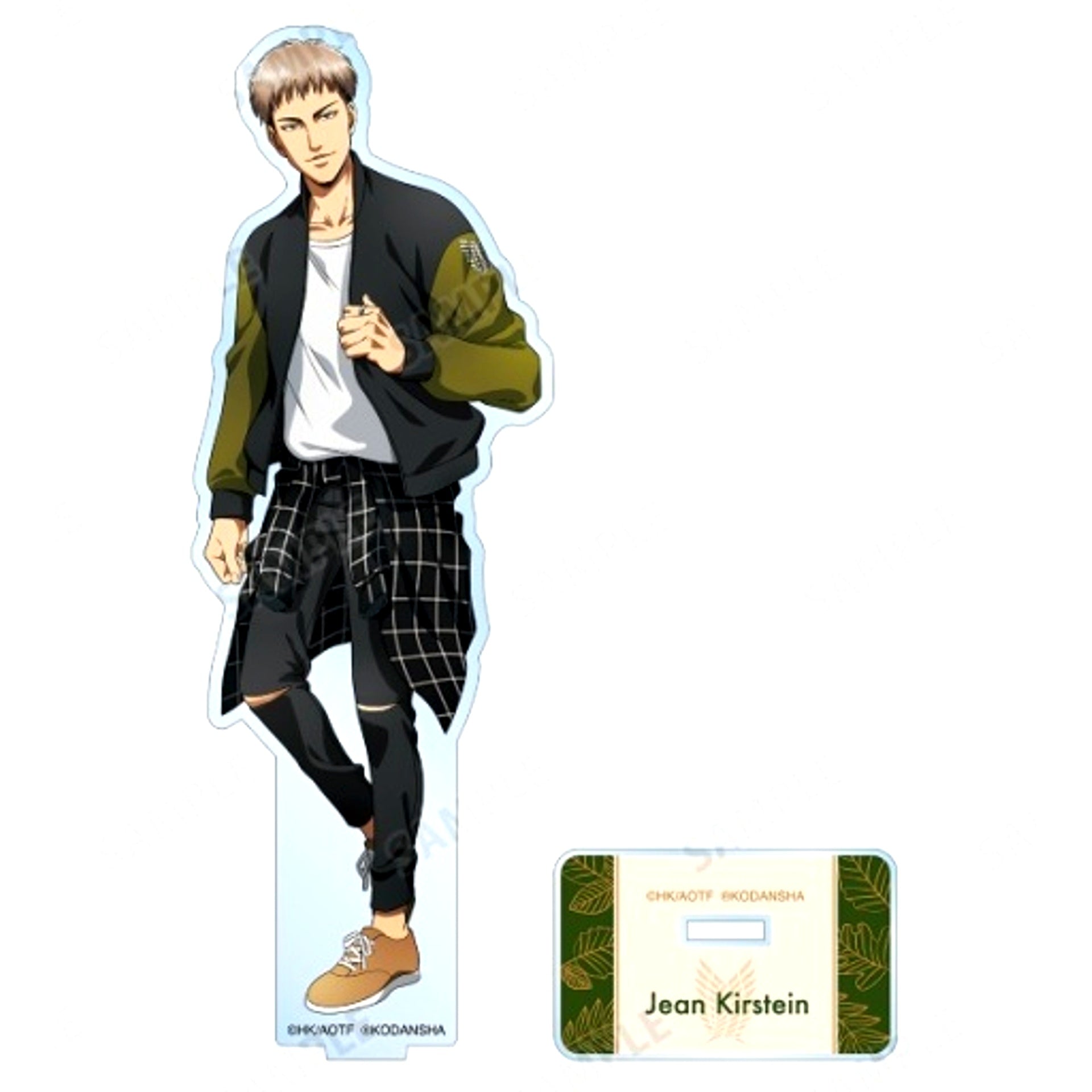 Jean Kirstein Attack on Titan BIG Acrylic Stand Drawn Illustration Similar Look ver [USED]