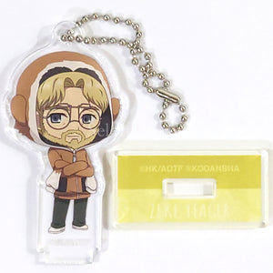 Zeke Yeager White-Handed Gibbon Attack on Titan Chibi Chara Trading Mare Warrior Acrylic Stand Key Chain Key Chain [USED]