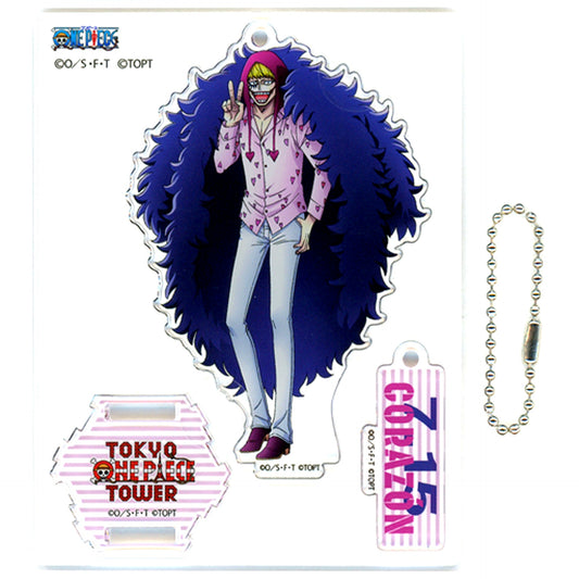 Corazon One Piece Birthday Acrylic Stand Charm 2020 Tokyo One Piece Tower Mugiwara Store Limited [USED]