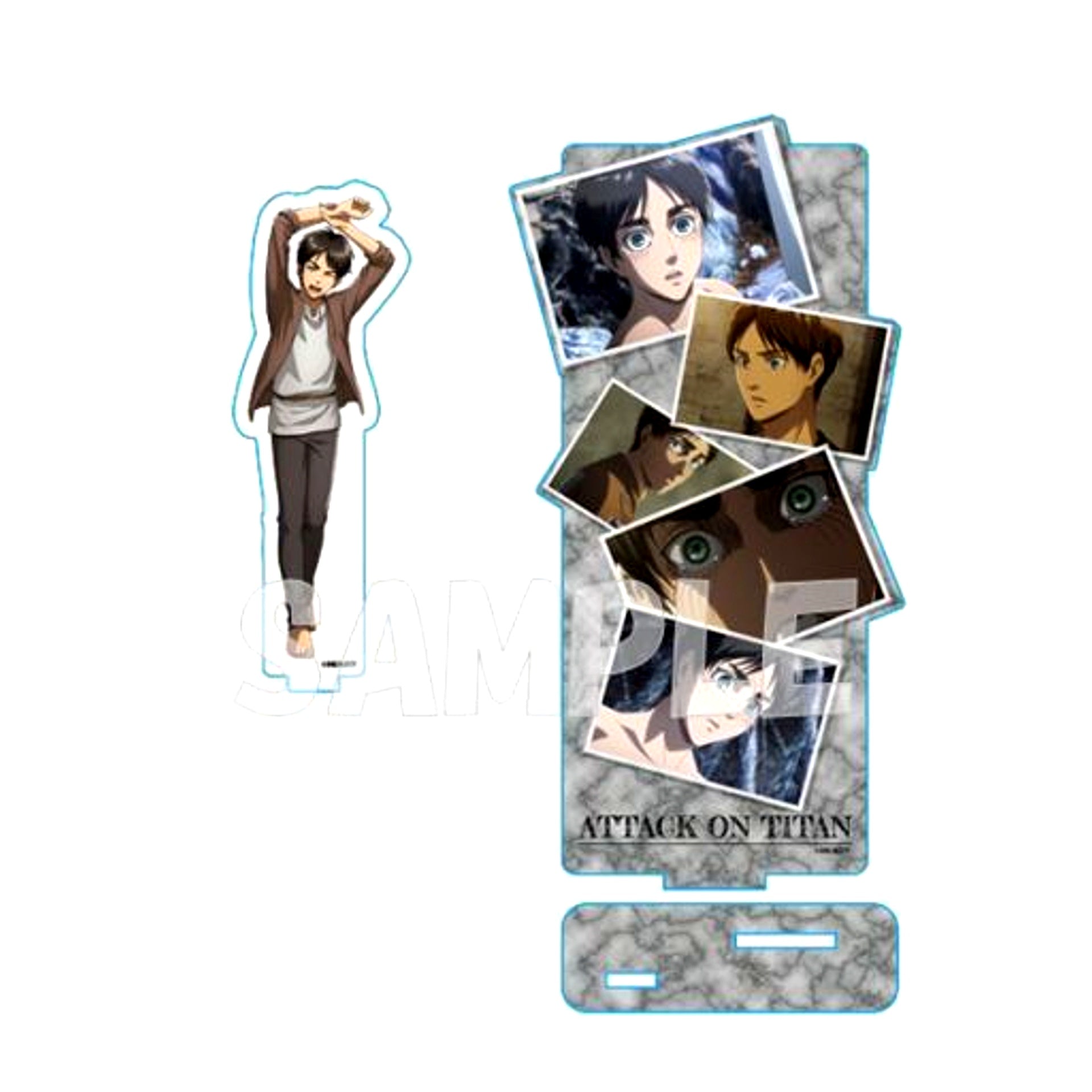 Eren Yeager Scene Shot Acrylic Stand Attack on Titan [USED]