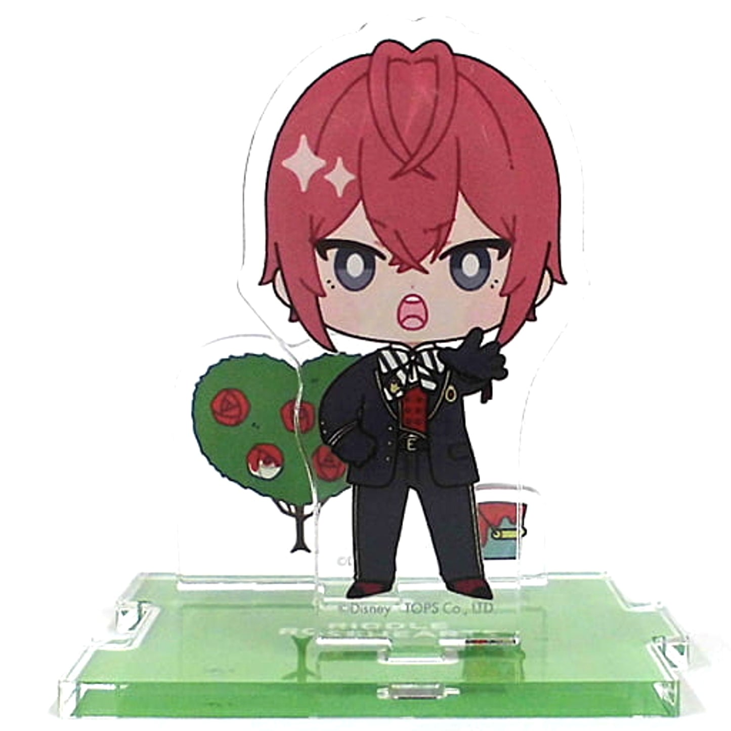 Disney Twisted-Wonderland Riddle Rosehearts Mini Character Stand Seven-Eleven Exclusive Acrylic Stands [USED]