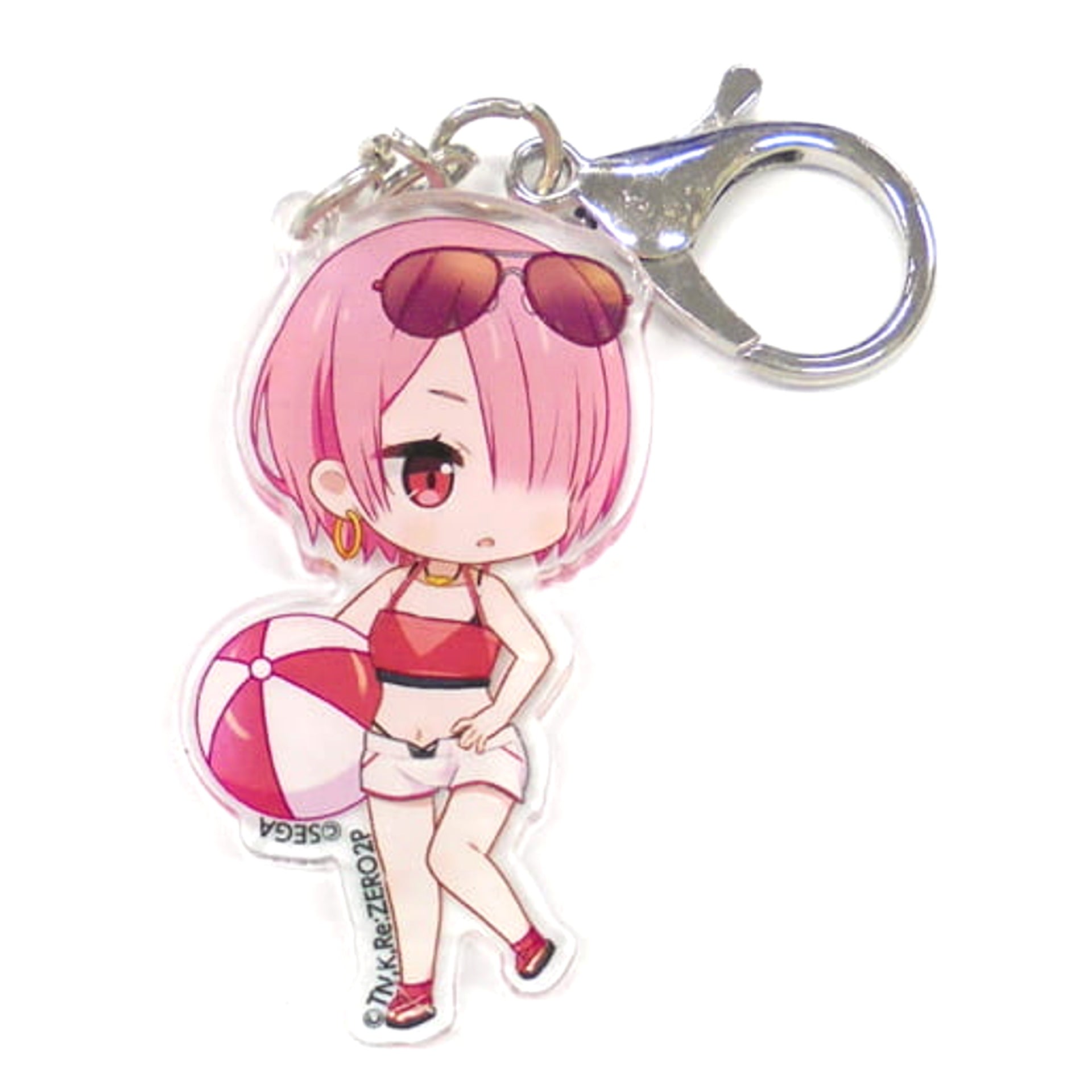 Re:ZERO -Starting Life in Another World- Ram Acrylic Keychain Monthly Comic Alive Limited October 2021 Issue Bonus Keychains [USED]