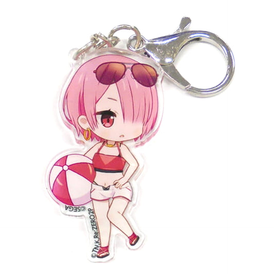 Re:ZERO -Starting Life in Another World- Ram Acrylic Keychain Monthly Comic Alive Limited October 2021 Issue Bonus Keychains [USED]