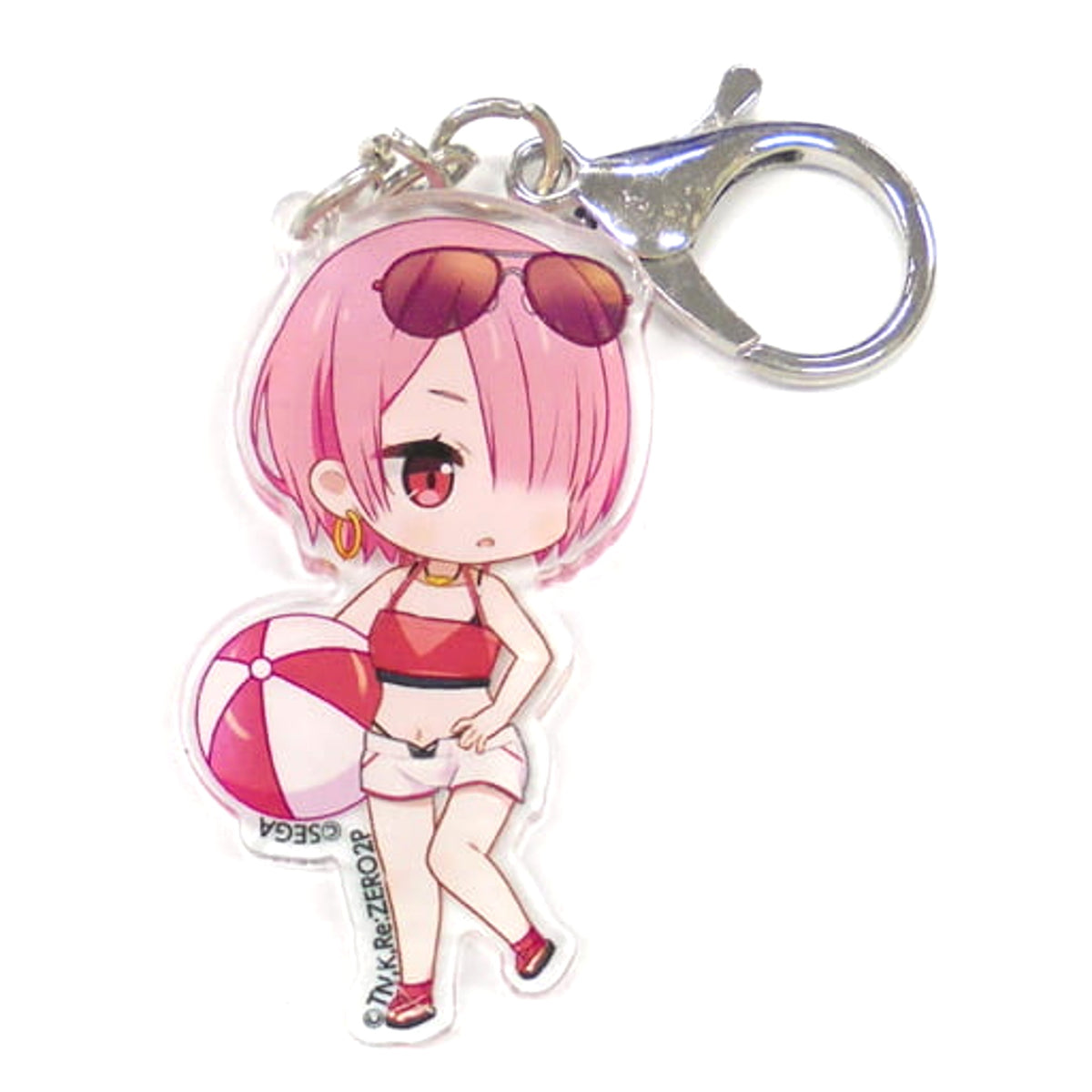 Re:ZERO -Starting Life in Another World- Ram Acrylic Keychain Monthly Comic Alive Limited October 2021 Issue Bonus Keychains [USED]