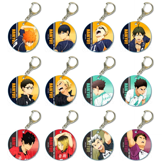 Set of 12 Haikyu!! Trading Soft Clear Charm [USED]
