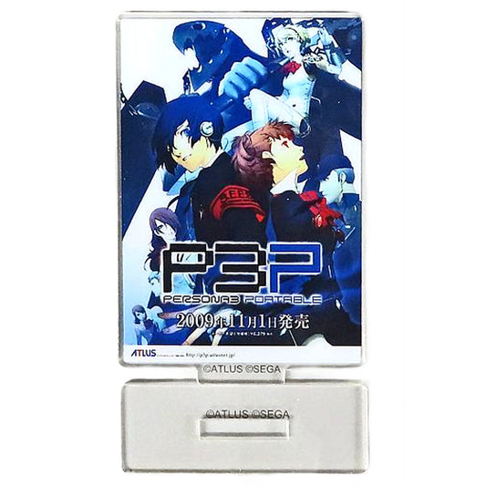 Persona 3 Portable Persona 25th Anniversary animate ONLY SHOP Series Poster Style Trading Acrylic Stand [USED]