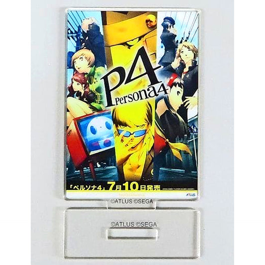 Persona 4 Persona 25th Anniversary animate ONLY SHOP Series Poster Style Trading Acrylic Stand [USED]