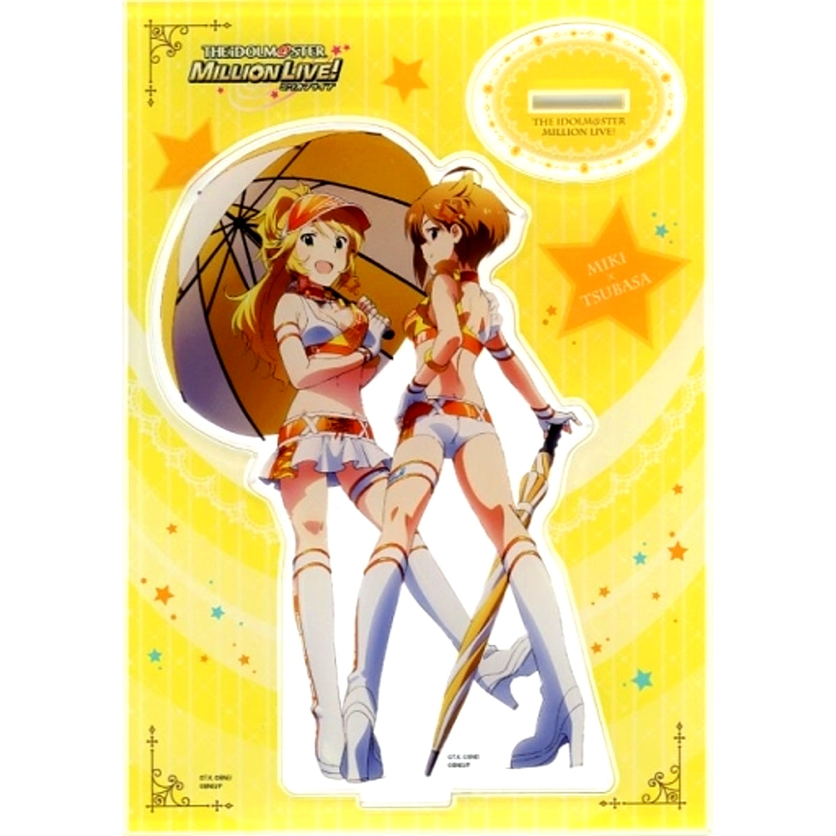 Miki & Tsubasa Idolmaster Million Live! Acrylic Figure [USED]