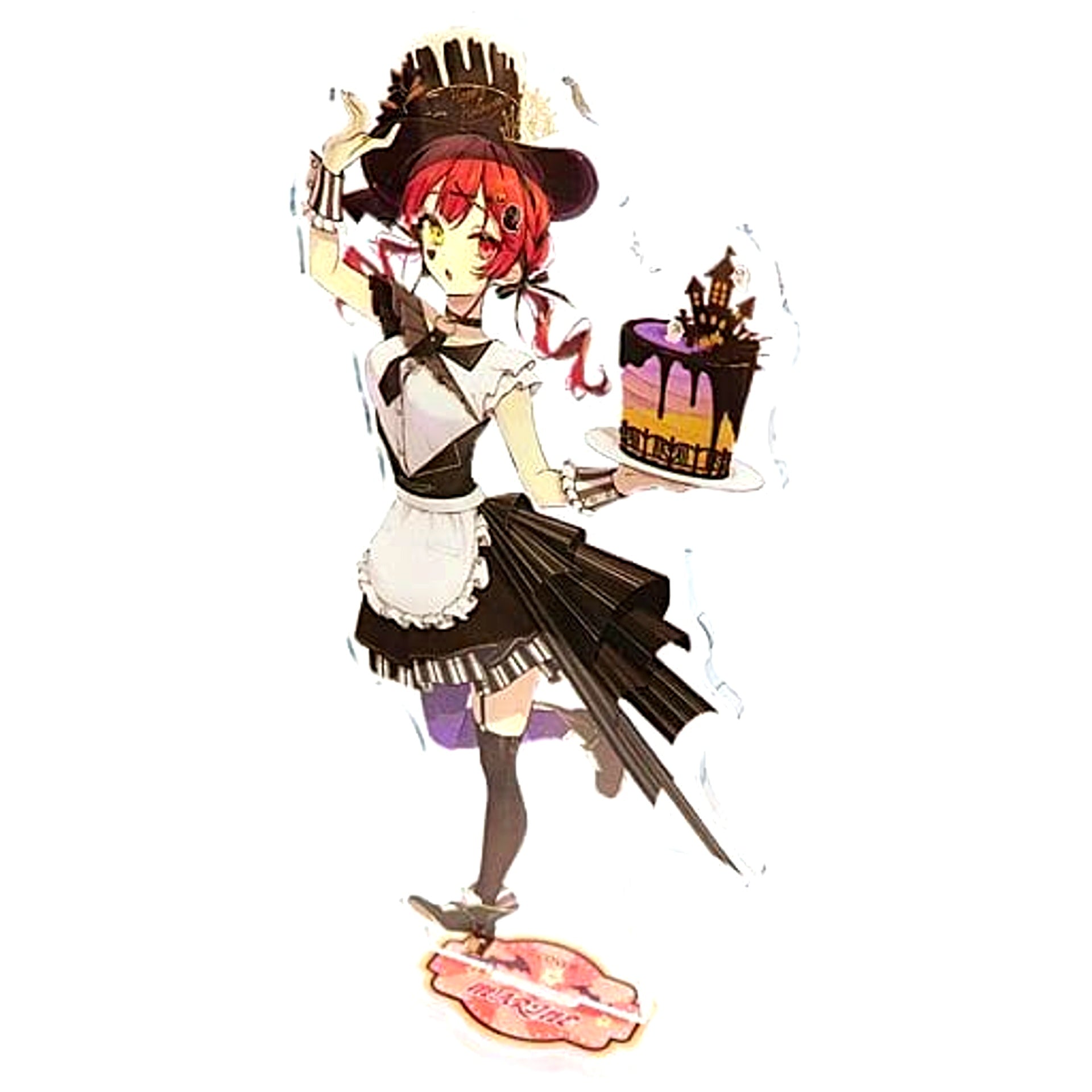 hololive Houshou Marine Original Acrylic Stand Akakura Illustration vol.5 hololive x FamilyMart 5th [USED]