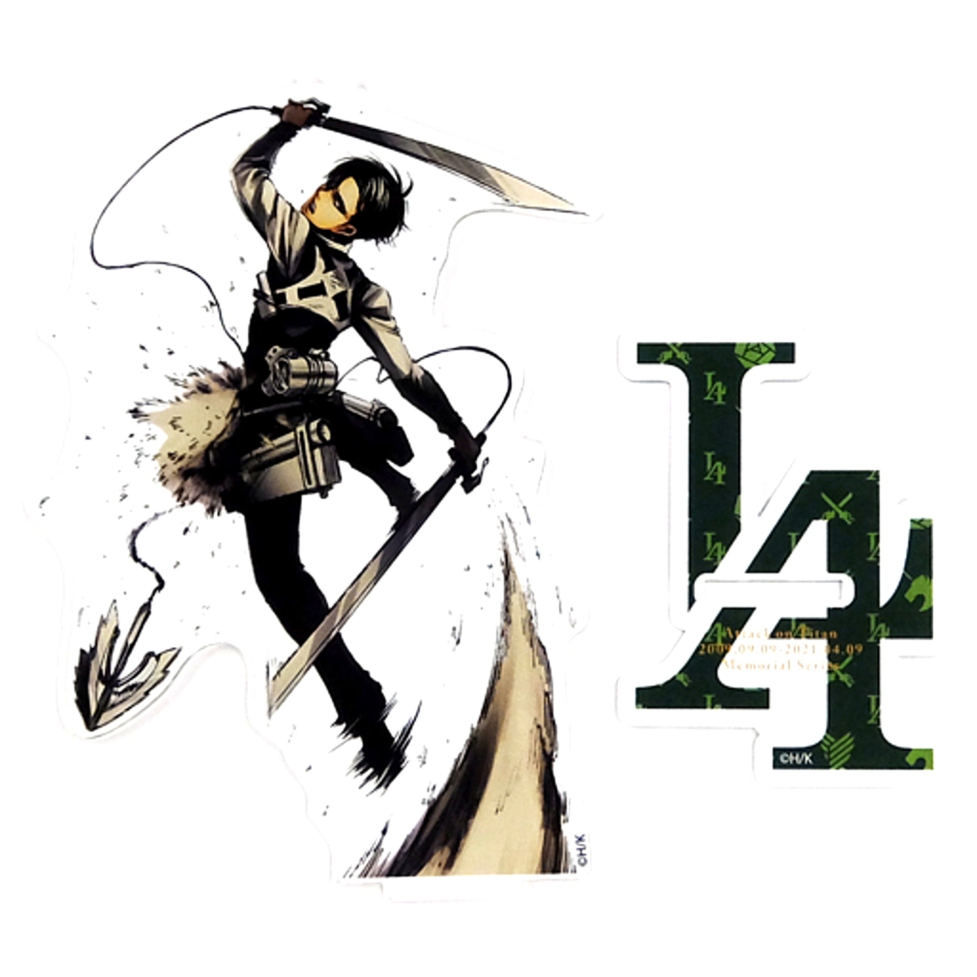 Levi Ackerman Attack on Titan Online Exhibition Acrylic Stand [USED]
