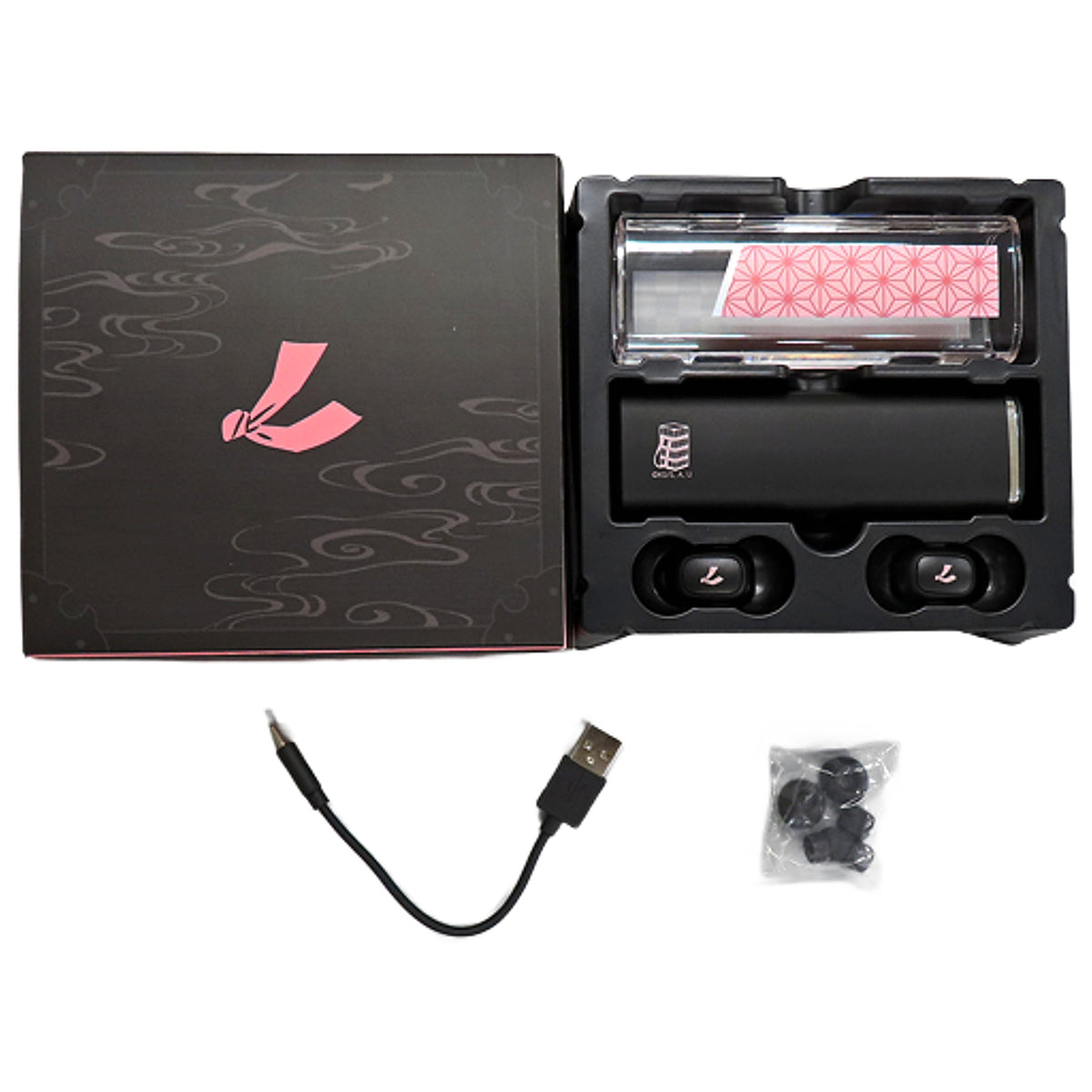 Nezuko Kamado Model Demon Slayer X ONKYO True Wireless Earphones IE-CM5TW Earphones [USED]