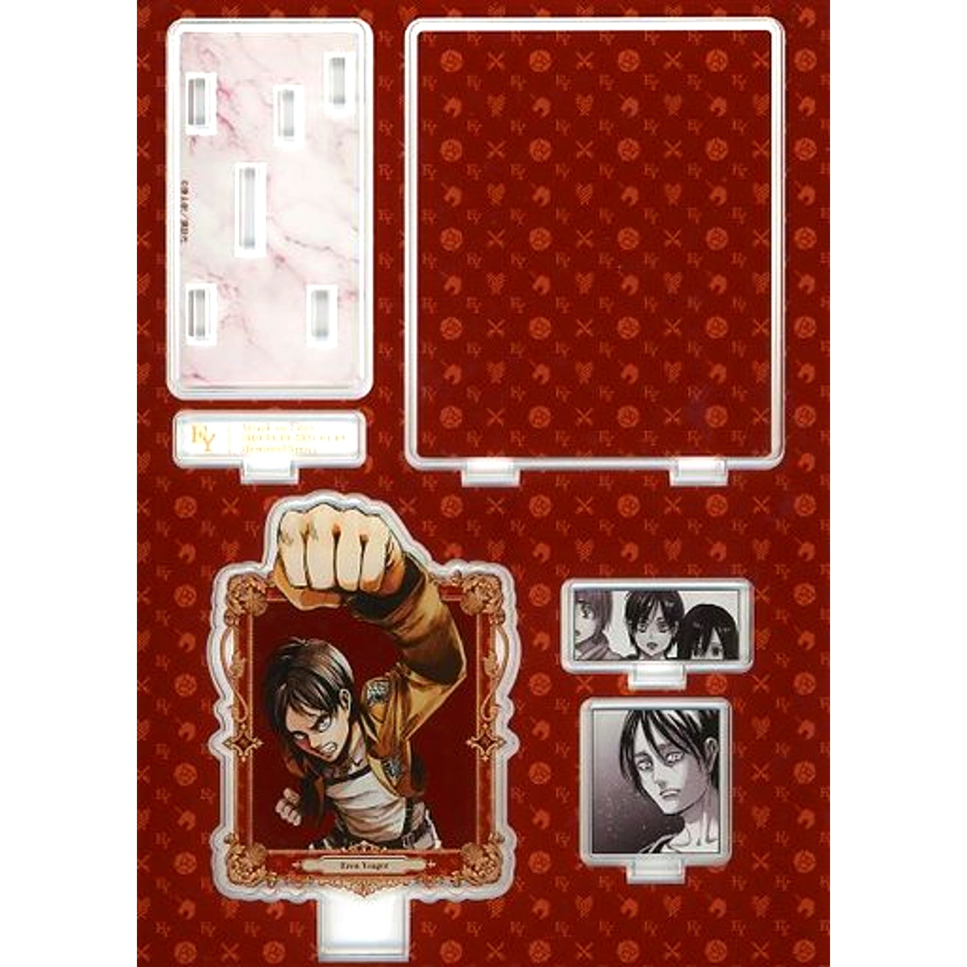 Eren Yeager Attack on Titan Online Exhibition Diorama Acrylic Stand [USED]