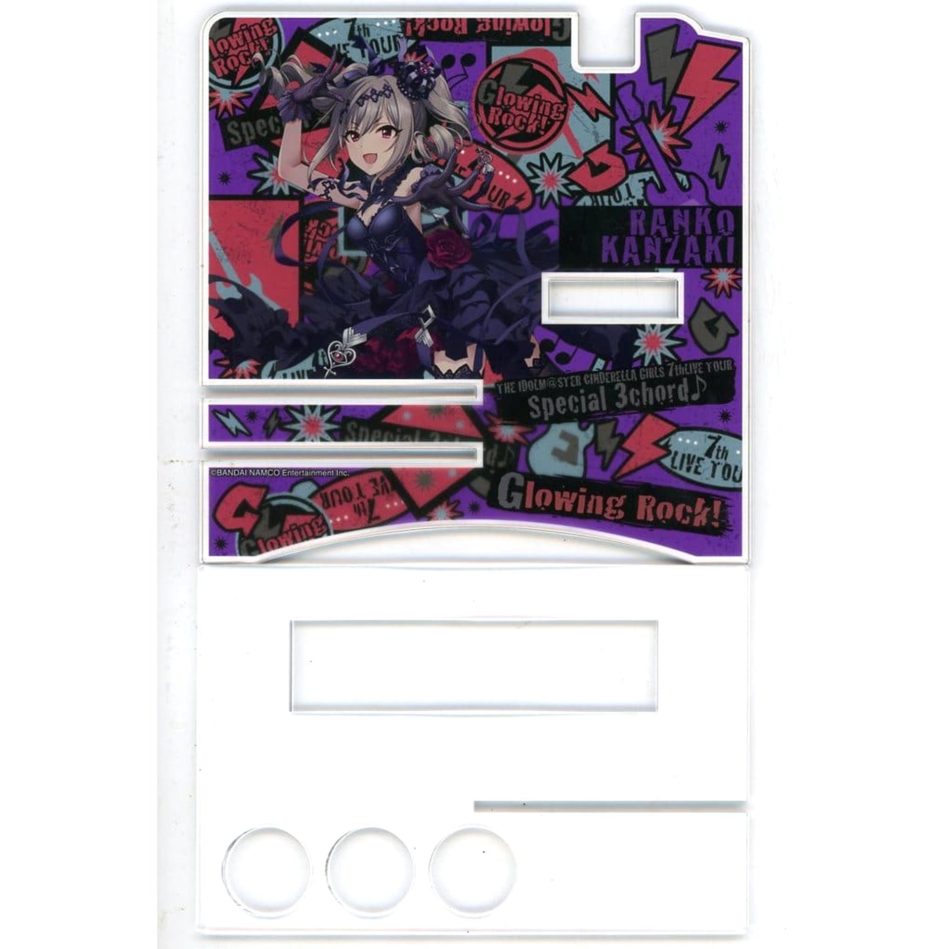 THE IDOLM@STER Cinderella Girls Ranko Kanzaki 7th Live Tour Glowing Rock! Ver. Official Concert Light Stand 7th Live Tour Special 3chord♪ Glowing Rock! Limited [USED]